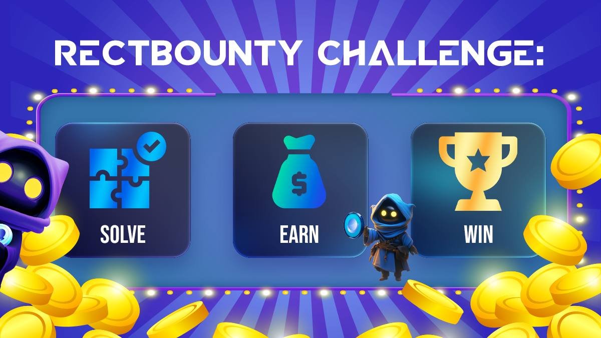 RectBot's tweet photo. 🚀 Join the RectBounty Challenge and Win Exciting Prizes! 🎉
Solve all puzzles in the RectBounty series, take a screenshot, and post it to earn Rect Points.
🎡 Accumulate Rect Points to spin the Lucky Wheel and win NFTs & USDT!
👇 Follow the steps in the thread to join https://t.co/DyMUt4IOQR