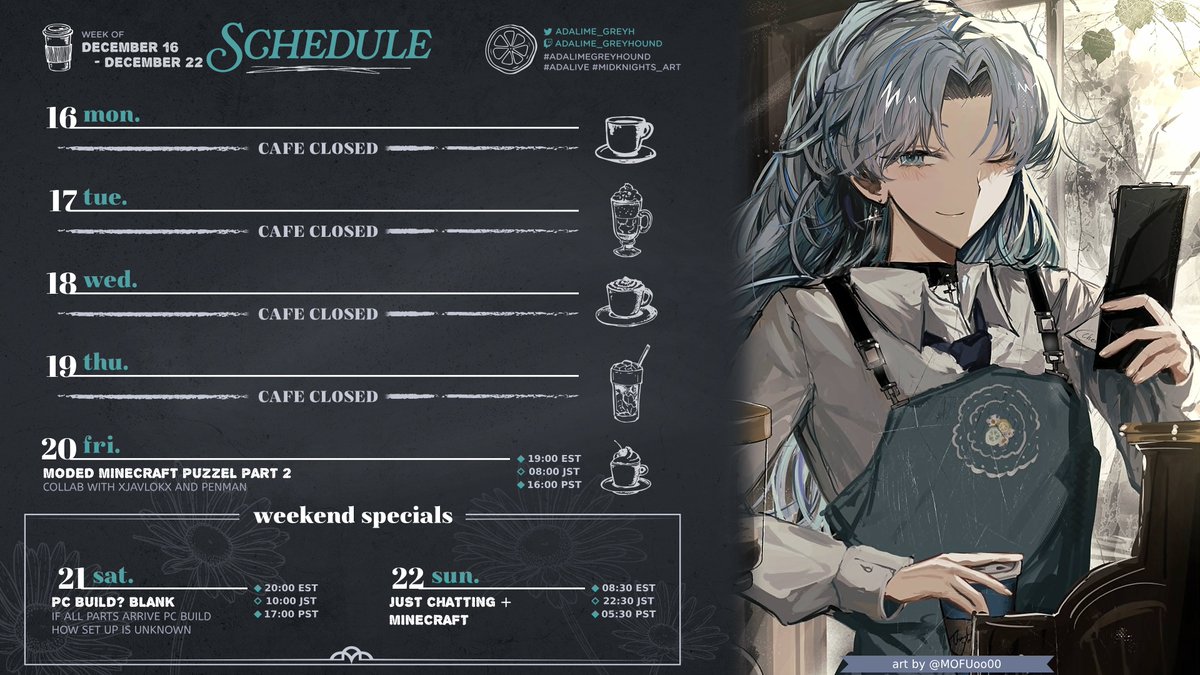 Adalime_GreyH's tweet photo. Puzzle collab part 2? - 🙃 "Yes and i will help little" 
PC BUILDING?! - 🤩"Hopefully~ not sure how to set up the stream tho"
Minecraft again? - 😅 "Just wanna chill and yap and prone to changes"

#Adalive #Vtuber #ENVtuber #VTuberUprising https://t.co/rPk6t8nHMA