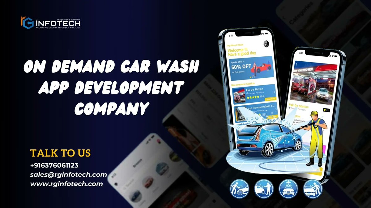 rginfotech1's tweet image. 🚗 Ready to drive your car wash business to the next level? Our app development services make it simple! 🌟📱
➡️ Learn more: rginfotech.com/car-wash-app-d…
📞 91-637-606-1123
📩 sales@rginfotech.com

#rginfotech #CarWashAppDevelopment #TechForBusiness #carwashapp #TechSolutions
