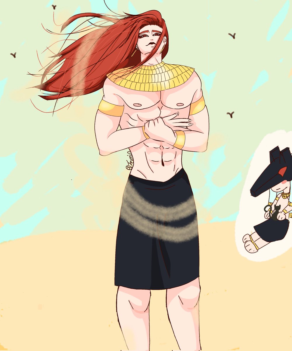 Fermi1622205's tweet photo. Dibujito de Seth mirando al cielo, porque si. ✨

#seth #ennead #jwuwjwjajbefn https://t.co/6B0lWLGBvt