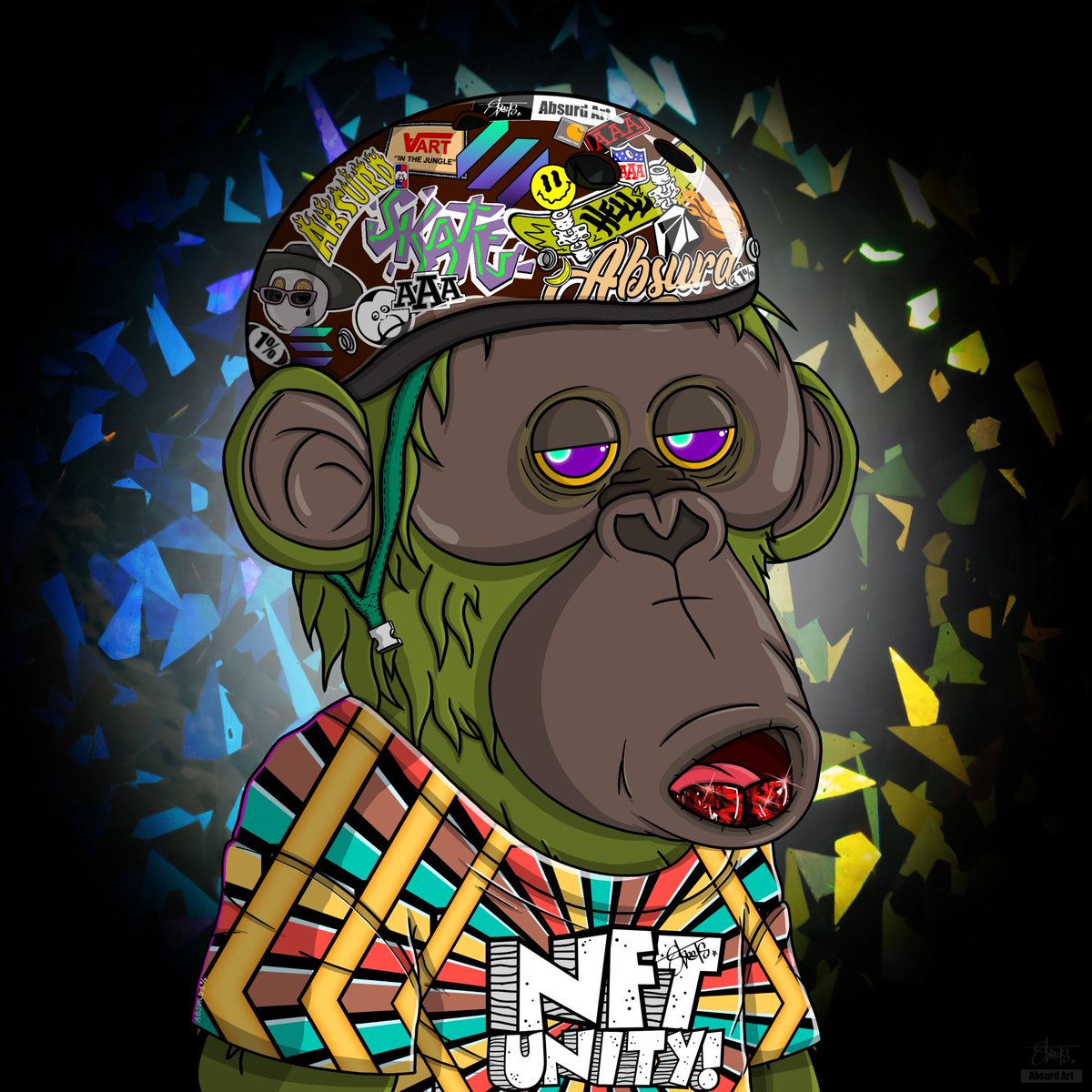 Executiveape2's tweet photo. Shout out @WCCN2022 for gifting me this fire @AbsurdArtApes for a X-mas present!
Truly appreciate you fam and love love love the #NFTUnity shirt! https://t.co/jkKwu7NdEQ