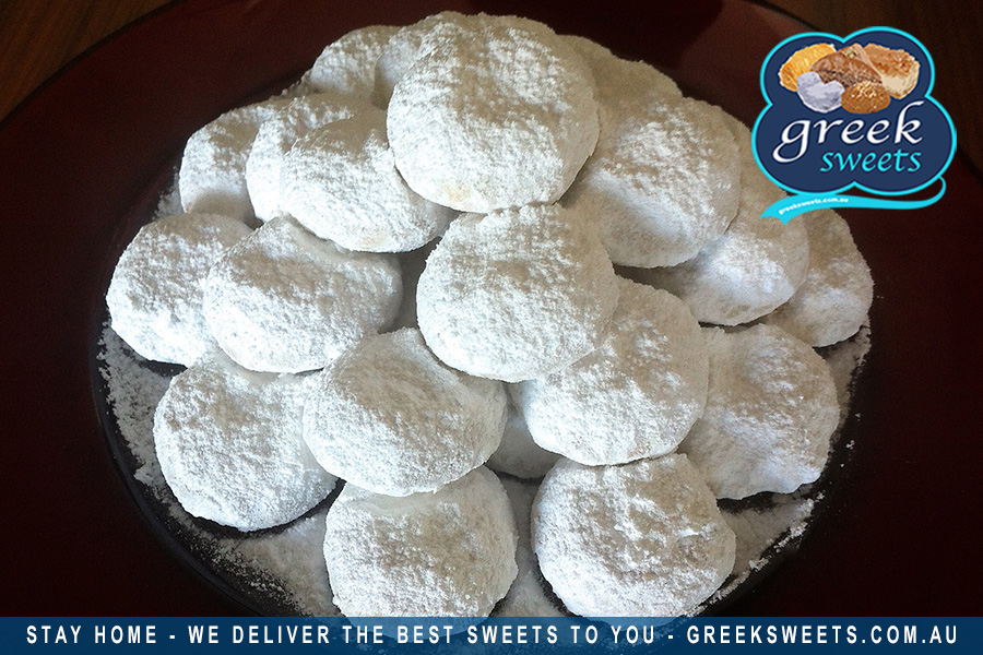 GreekSweetsAU's tweet photo. Traditional Greek sweets delivered in Sydney. FREE shipping. Get Kourabiedes Almond Shortbread delivered to your place. 
https://t.co/Cr3D7x1UlO
#dessert #dessertlovers #dessertblogger #greekstyle #greektreats #greeksweets #friends #family #tellafriend #sydneyfood #kourabiedes https://t.co/rR4AFvJLxt