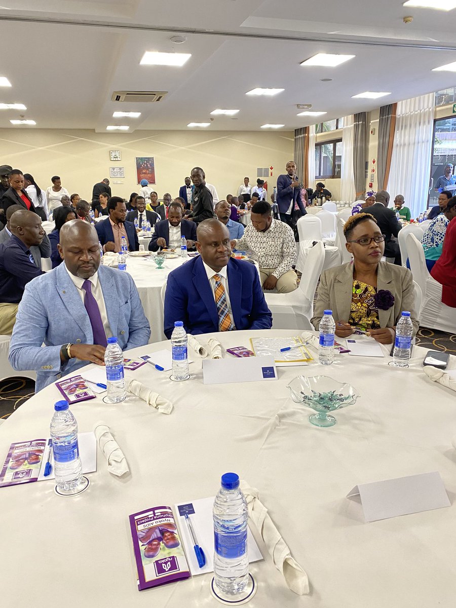 @BalaamAteenyiDr together with our CEO <a href="/Twejaka/">Twesigye Jackson Kaguri</a> and board chair <a href="/bknanzi/">Barbara Kasekende</a> all set for the Nyaka Corporate Breakfast here at <a href="/ProteaKampalaH/">Protea Hotel by Marriott® Kampala</a> 
#LightALife