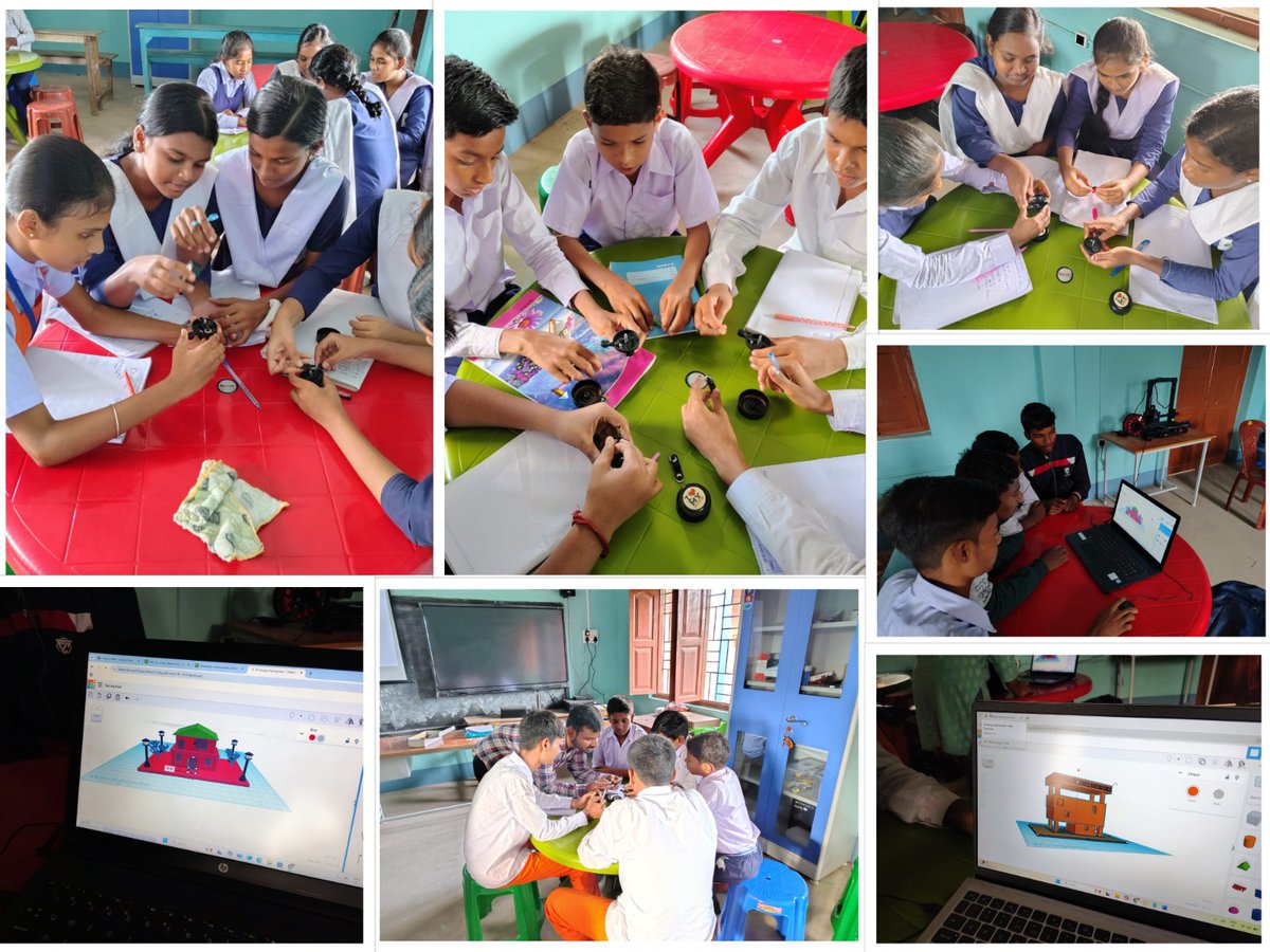 TeachTo_Learn's tweet photo. Students of Classes 8 and 11 at Bhadutala Vivekananda High School (H.S.) are bringing ideas to life in their new Device Engineering and 3D Printing Lab! Through hands-on learning, they are exploring the wonders of STEM &amp; deepening their understanding of technology and innovation. https://t.co/YzJXy7Verz