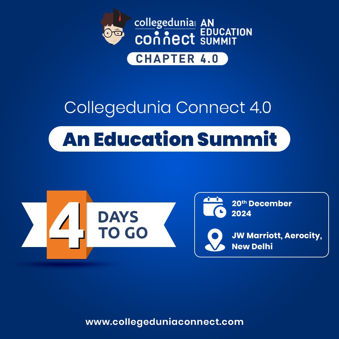 CDconnect2's tweet photo. The Wait is Over: Join Over 400 Education Leaders at Collegedunia Connect 4.0 

🗓️ Date: 20th Dec 2024
📍 Venue: JW Marriott Aerocity,New Delhi
⏱️ Time: 9AM to 10PM

 Kindly register to attend:https://t.co/88rFLEaUYZ

#CollegeduniaConnect #Collegedunia #EducationSummit #EdTech https://t.co/KejUoGLUrn