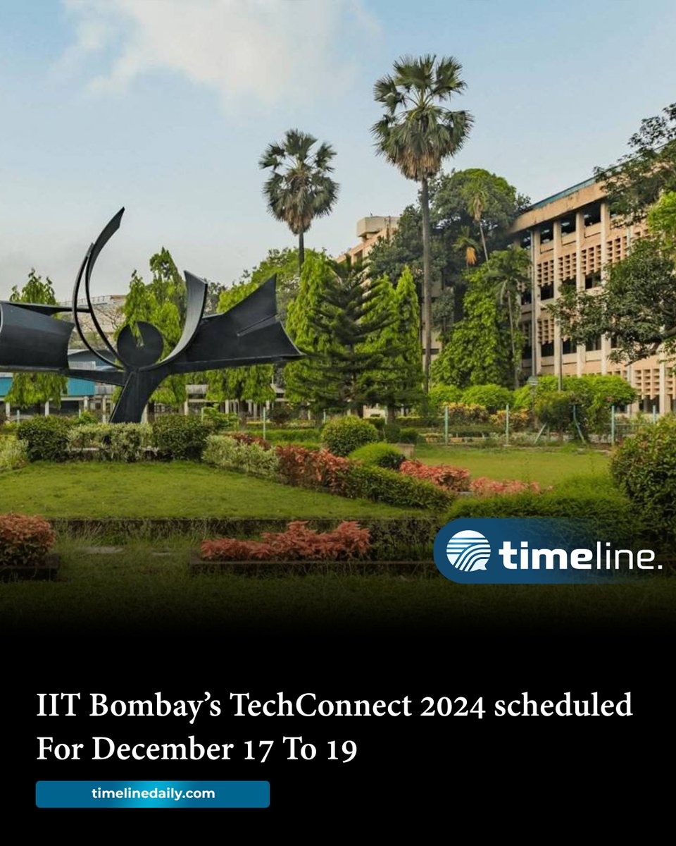 timelinelatest's tweet image. #IITBombay’s #TechConnect2024 scheduled For December 17 To 19-
timelinedaily.com/education/iit-…

@iitbombay #technology