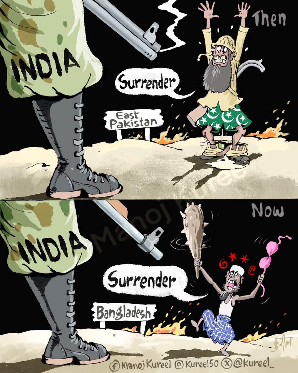 kureel_'s tweet photo. #PakistanArmy #PakistanCricket #Bangladesh #VijayDiwas #VijayDiwas2024 #VijayDivas #IndianArmy #BangladeshHinduGenocide #PakArmySurrenderDay #PakArmy https://t.co/3wVG2PzuMR