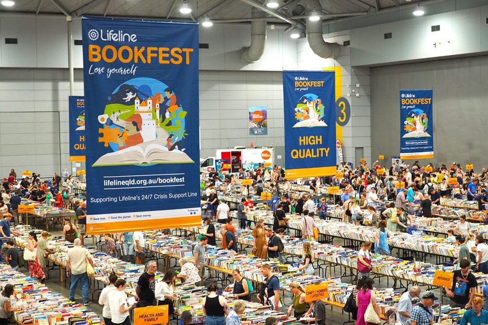 Queensland's biggest secondhand bookfest is back for ten massive days this month, with more than a million books starting at just $2.50, plus a whole comic section! mustdobrisbane.com/whats-on-whats…