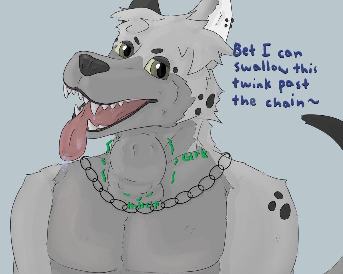 Something I drew for my really neato friend <a href="/SpaceTongue/">Caesaaaaaaaaaar</a> ! 
Always keep an eye on your small friends around that mutt~