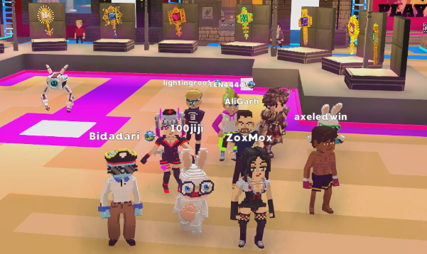 NHamep's tweet photo. 🥳🎊 Partying it up at the Alpha Season 4 bash in @TheSandboxGame Hub! The metaverse knows how to throw a party! https://t.co/OCwY0xwfsd #TheSandbox #AlphaSeason4 #AS4SocialChallenge https://t.co/zmahqj1Aj5