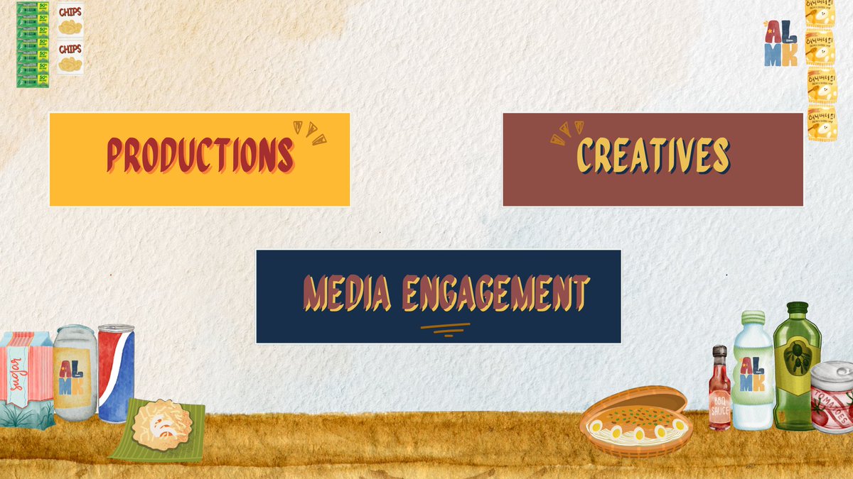 Sa tindahan ni #AlingMakina, lahat may papel na ginagampanan! 🌟 (🎨🎥📣)

Saan team ka kaya swak? 💬 (A thread)
