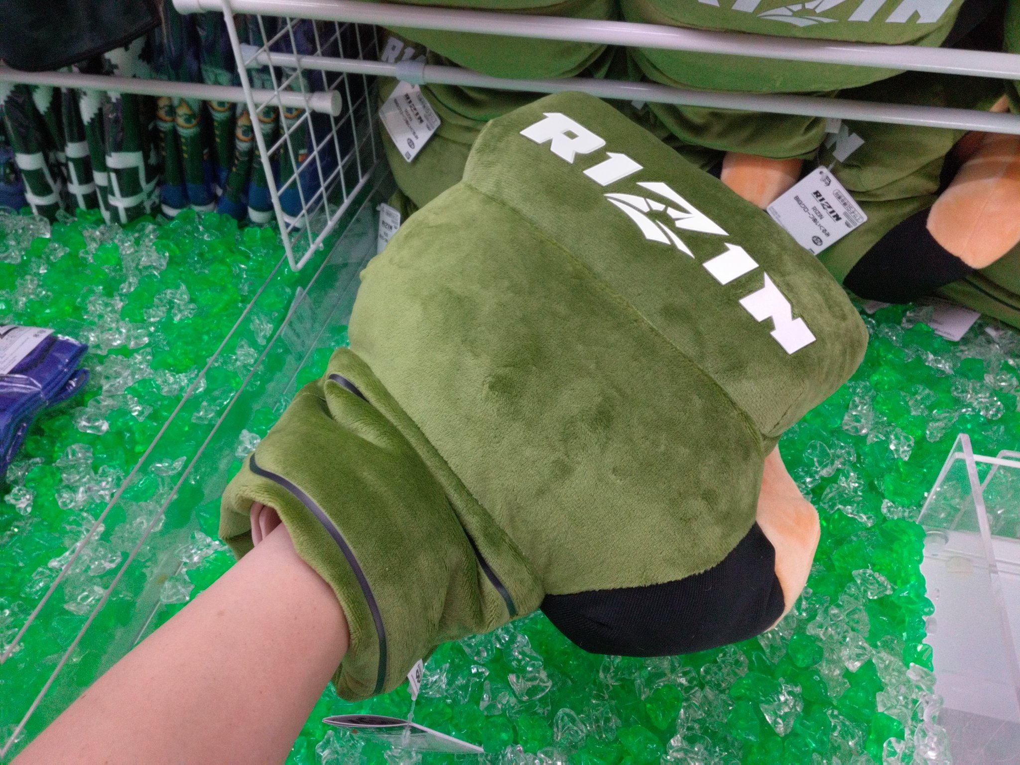 RIZIN ワーコレ+ BIGグローブ右＋おまけ　ヘアバンド　セット RIZIN ワーコレ+ BIGグローブ右＋おまけ ヘアバンド セット