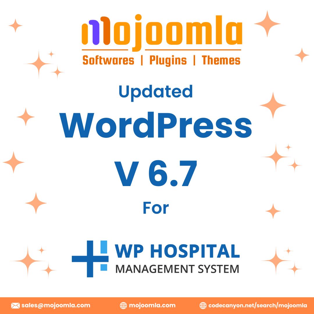 mojoomla's tweet photo. ๐โจ Announcement! โจ๐
Buy Now: https://t.co/cEErdRa445
#WordPress #WPHospital #hospital #hospitalmanagementsoftware #hospitalmanagementsystem #prescriptions #doctoronline #medicallife #healthcare #software #consulting #healthcareworkers #surgeon #dental #veterinary #care https://t.co/bF8sXzMkNw