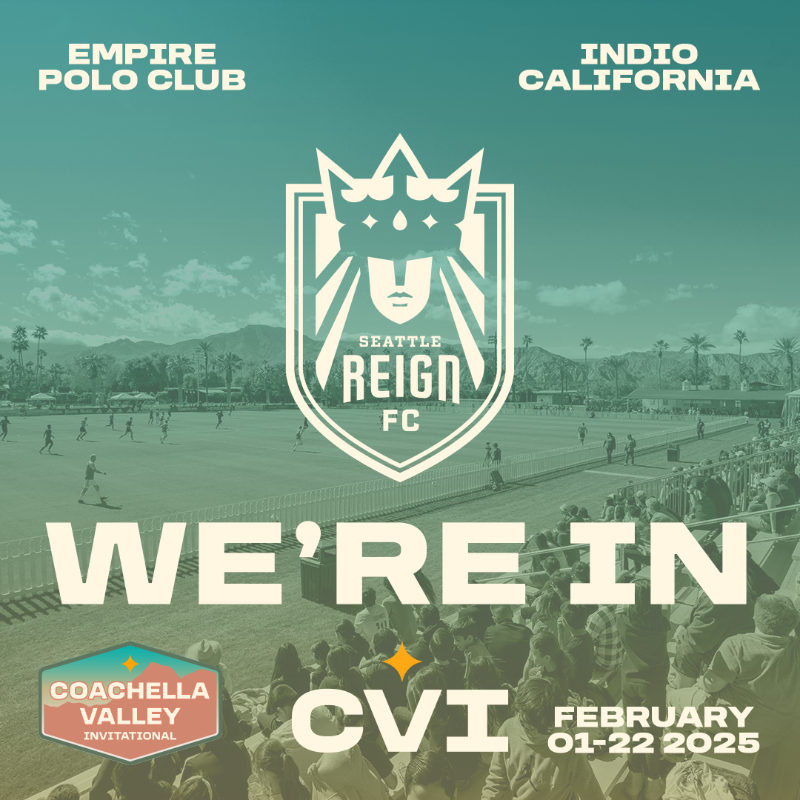 reignfc's tweet photo. We're heading to the desert 🏜️

Seattle Reign FC will participate in the @coachella_inv in February!