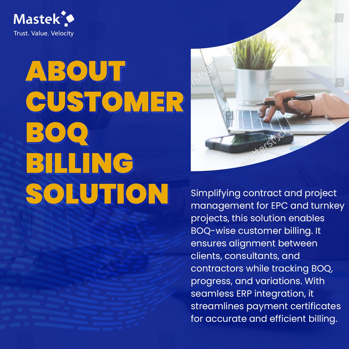 Mastekltd's tweet image. From advanced request handling to seamless #OracleERP integration, our BOQ Billing Solution is your answer to tackling complex project requirements with ease.