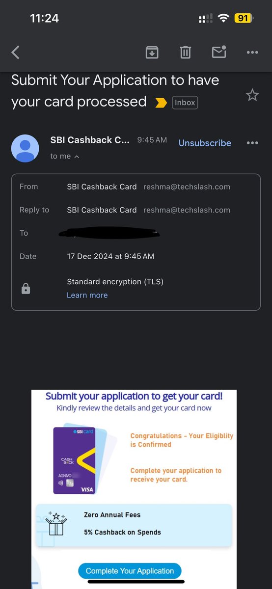 CreditCardsInd's tweet image. #SpamAlert 

Do check sender email before clicking any link received on Email.

Do not click on any suspicious link..

#ccgeek 
#ccgeeks