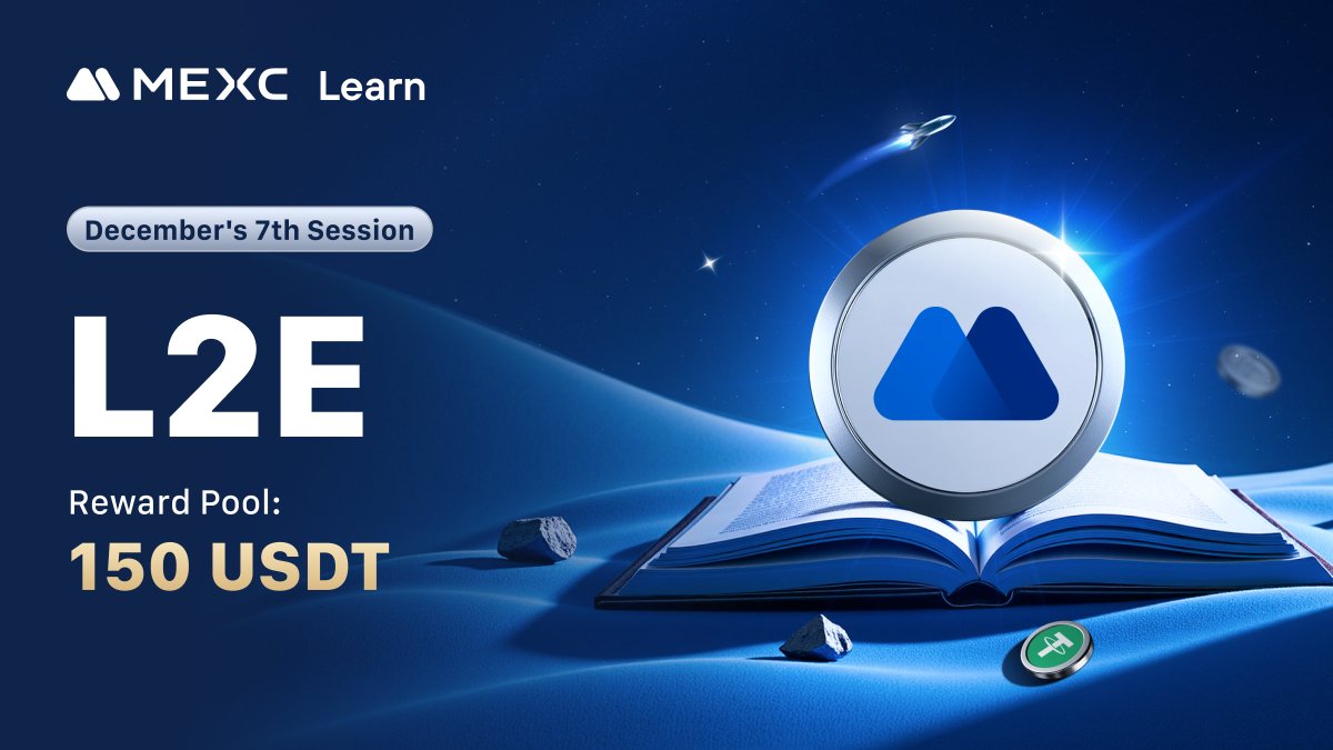 MEXC's tweet photo. #L2E with #MEXC - 150 USDT Futures Bonus Lucky Draw! 🔥

🧐Topic: Unlocking the Potential of the MX Token

1️⃣Follow MEXC on X, 💙, QT &amp; tag 3 frds 
2️⃣Get Started: https://t.co/UB08VOIG1G

⏳Ends on Dec 18, 23:59 (UTC) https://t.co/iUtmfvlf8O