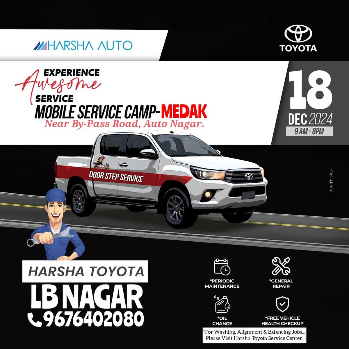 Harsha_Auto's tweet photo. DOOR STEP SERVICE https://t.co/VNl8UScB0J