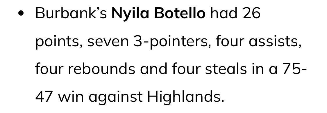 SouthSA210's tweet photo. Congrats for earning a game ball from the express news! Keep on Hooping @Nyila27 @BurbankGbb https://t.co/Gmjw2zuWZd