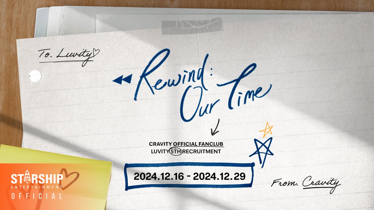 CRAVITYstarship's tweet photo. [🎥]
[Special Clip] CRAVITY (크래비티) - 크래비티랑 5래 볼 러비티 5기 어서5세요 (Welcome, LUVITY 5th!)
⠀ 
▶ https://t.co/k75sDYxlmo
⠀ 
#CRAVITY #크래비티
#LUVITY #러비티 https://t.co/YAqxevjtVq