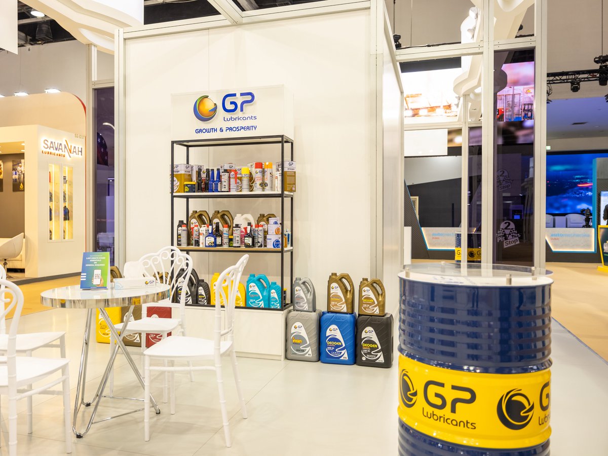 GeneralPetroleu's tweet image. We had an incredible time at Automechanika Dubai 2024, connecting with industry professionals and sharing what General Petroleum is all about: Growth &amp;amp; Prosperity 🌍✨
Here’s a look at our booth - see you all next year! 🛢️
#GPLubricants #MadeInGermany #GrowthAndProsperity