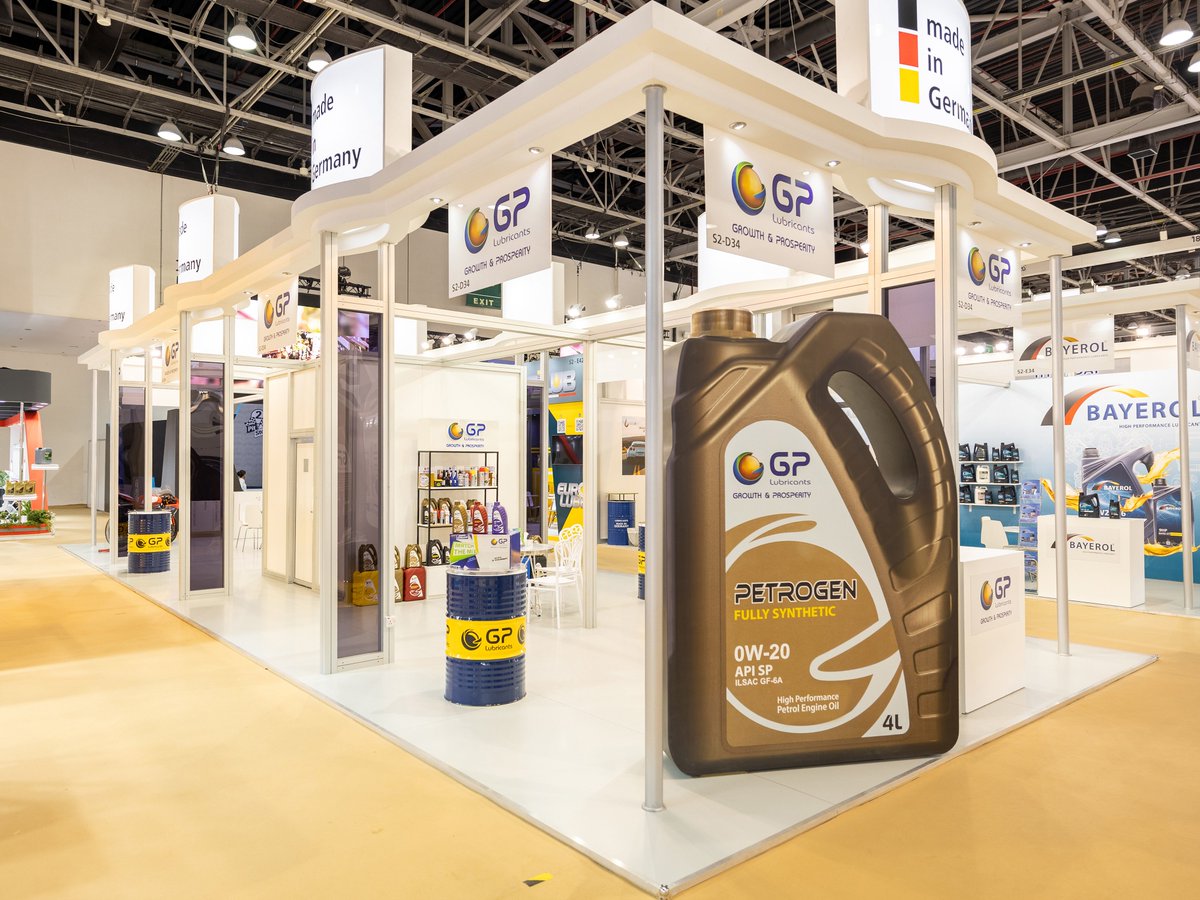 GeneralPetroleu's tweet image. We had an incredible time at Automechanika Dubai 2024, connecting with industry professionals and sharing what General Petroleum is all about: Growth &amp;amp; Prosperity 🌍✨
Here’s a look at our booth - see you all next year! 🛢️
#GPLubricants #MadeInGermany #GrowthAndProsperity