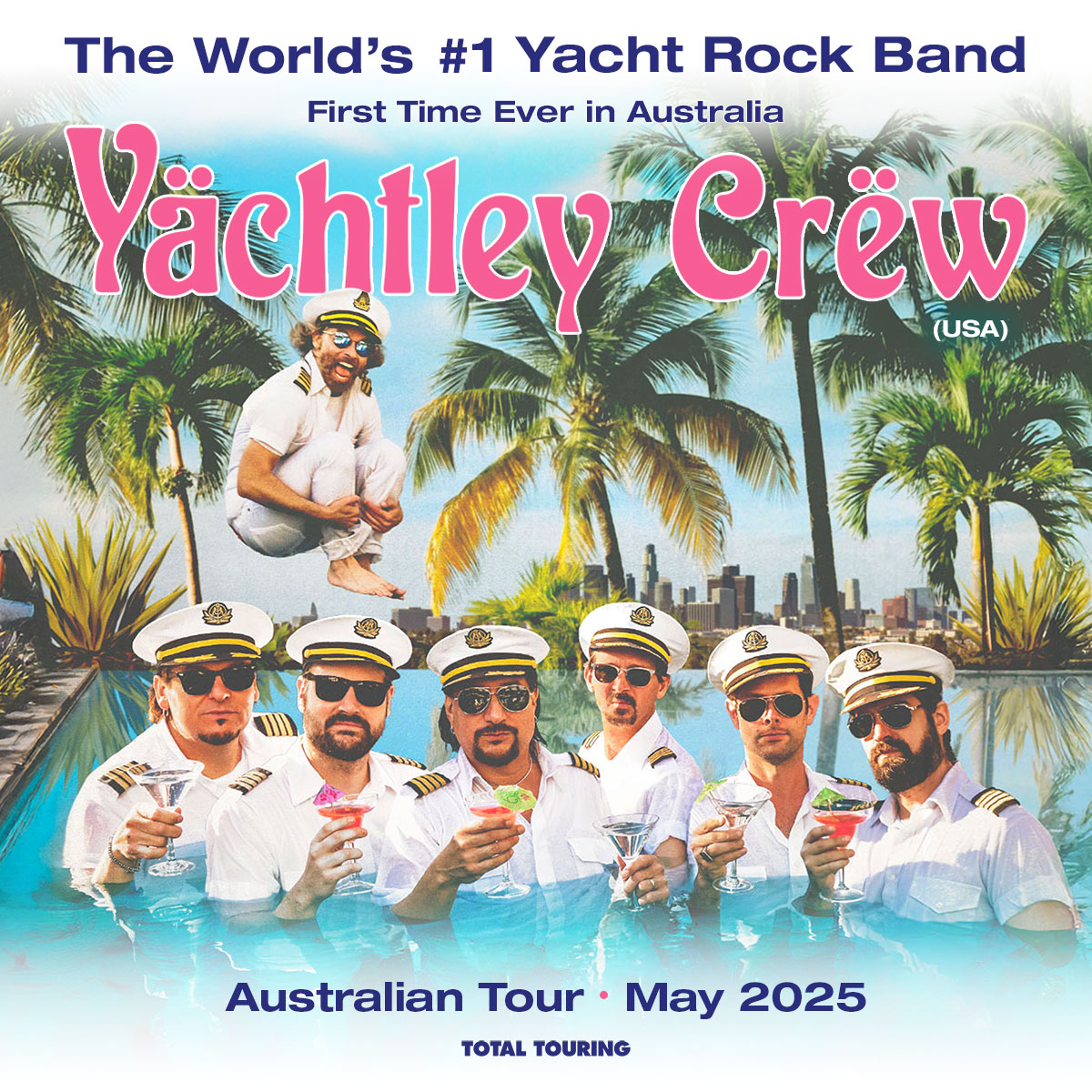 Moshtix (@moshtix) on Twitter photo <a href="/YachtleyCrew/">Yachtley Crew</a>, The World's #1 Yacht Rock Band set sail from their native California on their maiden voyage to Australia in 2025! Catch them in Melbourne and Brisbane this May. Grab your tickets now ⚓ bit.ly/3OXH3ga <a href="/YachtleyCrew/">Yachtley Crew</a>, The World's #1 Yacht Rock Band set sail from their native California on their maiden voyage to Australia in 2025! Catch them in Melbourne and Brisbane this May. Grab your tickets now ⚓ bit.ly/3OXH3ga