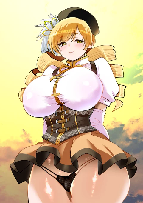 今日のお昼のリクエスト「マミさん」描きました! 