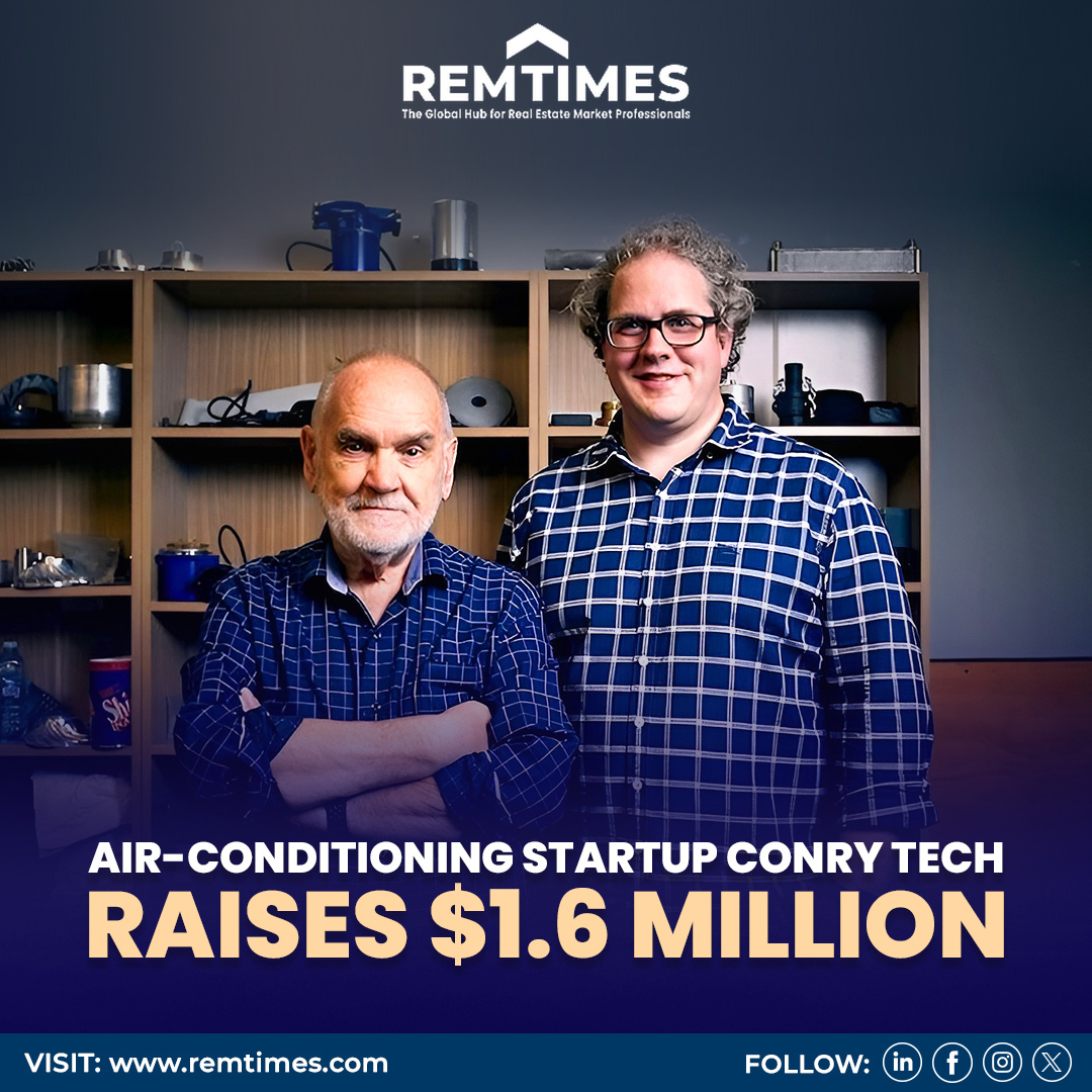 Air-conditioning energy and emissions reduction startup Conry Tech has secured $1.6 million in a pre-seed round led by Bandera Capital, with support from Kiwi VC Pacific Channel. 

Read more: remtimes.com/blogs/news/air…

#REMTIMES