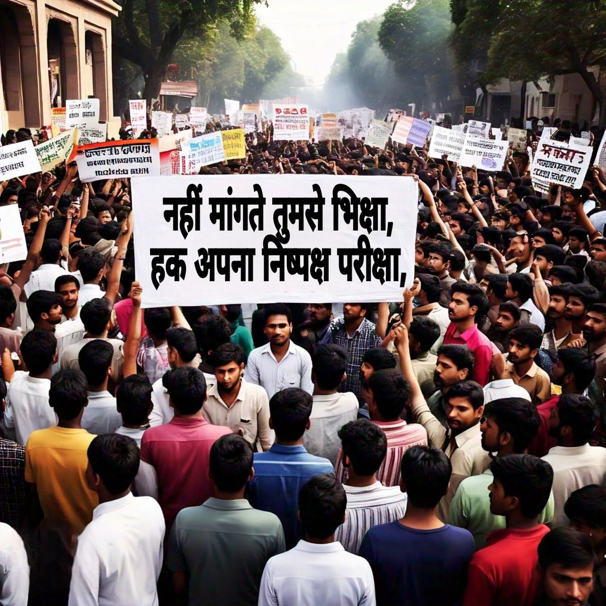 yourarvindsingh's tweet photo. एक ही नारा एक ही इच्छा,
एक नौकरी - एक परीक्षा
एक नौकरी - एक परीक्षा !!

#BPSCReExamForAll https://t.co/PwWbp6ubKb