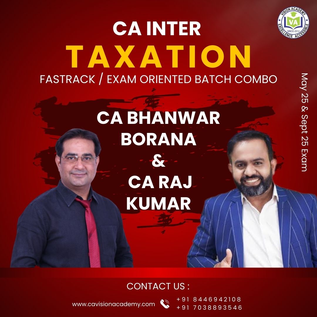 cavisionacademy's tweet photo. #cainter #caintergroup1 #caintertaxation
#cainterdt #cainteridt #cabhanwarborana
#carajkumar #bbvirtuals #cavisionacademy
#caonlineclasses
Order Now : https://t.co/YS5QYxATEa
Free & Fast Delivery | Best Price Guaranteed
Call/WhatsApp on 7038 893 546 for inquiries. https://t.co/RSxmLKxKe1