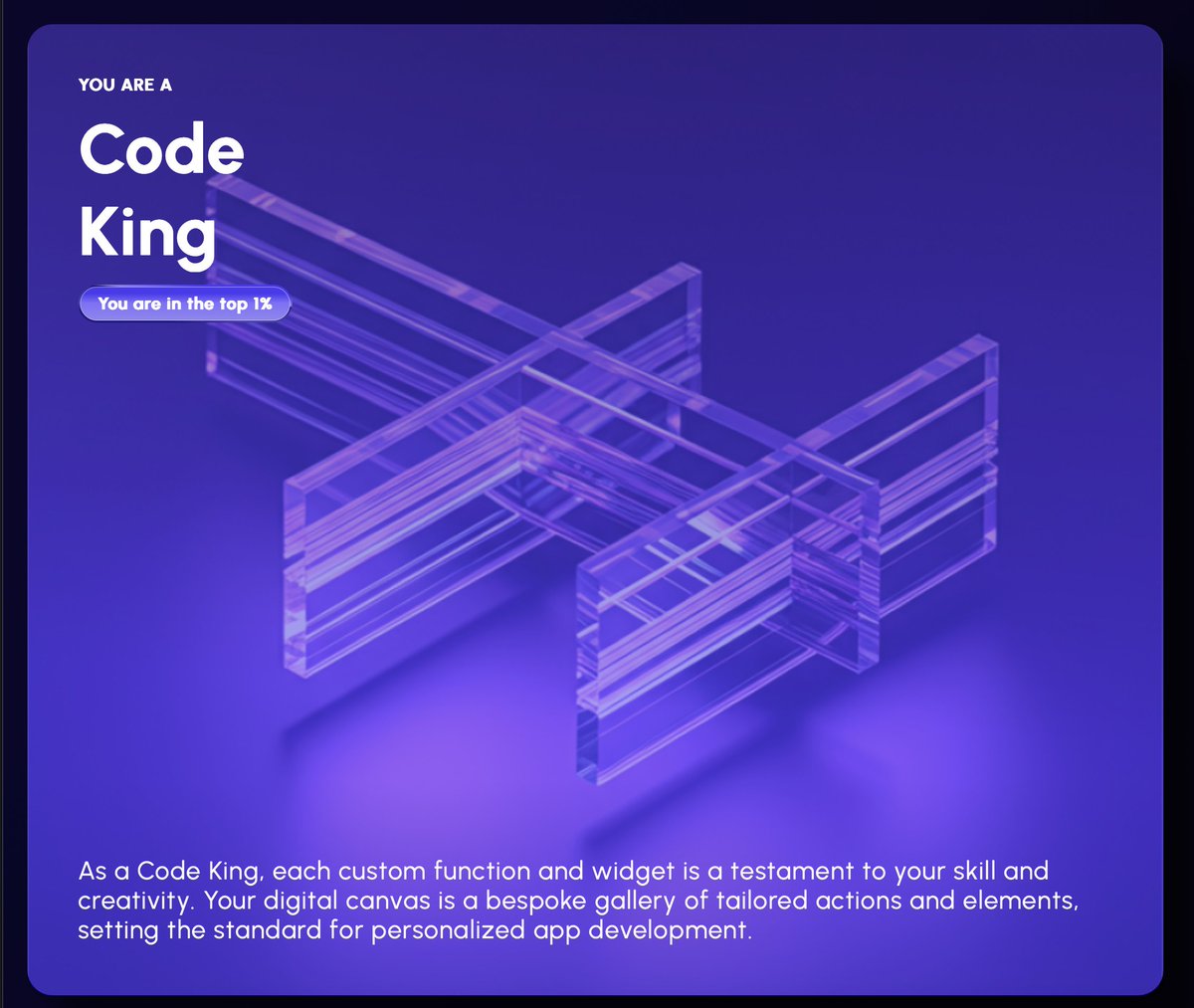 _codewithabhi's tweet image. I'm a Code King in @FlutterFlow Wrapped 2024!
wrapped2024.flutterflow.app/33312e8c7d77a9…
#FFWrapped2024 #codewithabhi #Flutter @FlutterDev