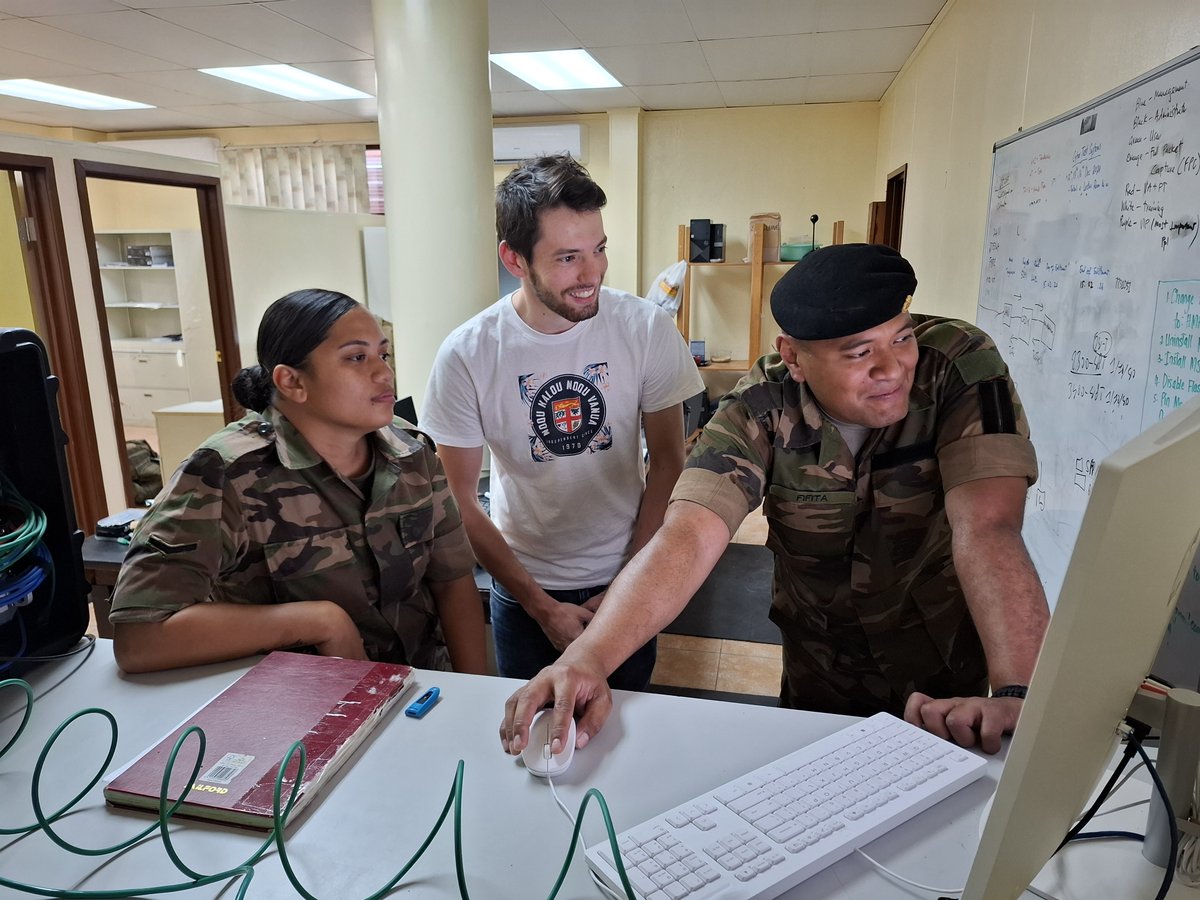 CyberTestSystem's tweet photo. It was a great privilege for Cyber Test Systems to demonstrate the cyber capabilities of Cyber Test Systems Cyber Rapid Deployment KIT CTS-CRDK to His Majesty's Armed Forces (HMAF) of Tonga this week.

@HMAF https://t.co/Vyrwrye5CV