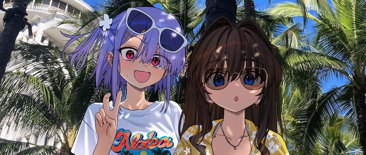 llluicent's tweet photo. 「ほら、こっち向いて！」  

「はぇ！？」

パシャリ https://t.co/NBq5XJtFZB