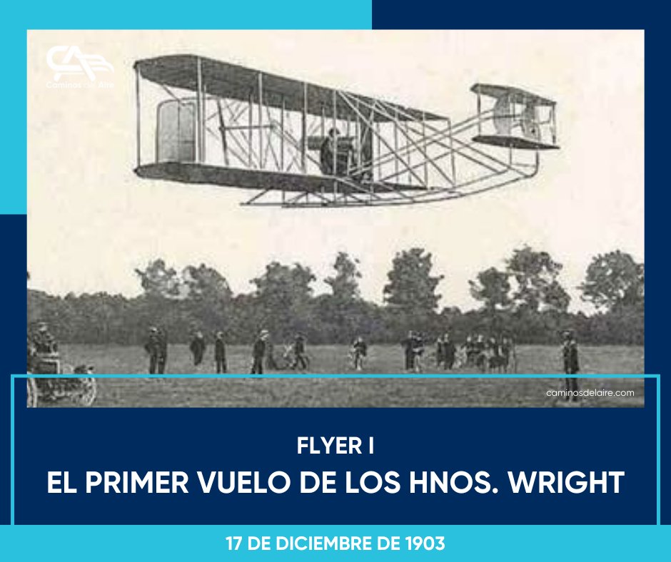 SinReservasInfo's tweet photo. Un día como hoy 17 de diciembre pero de 1903, se realizó el primer vuelo exitoso en una aeronave.
✈ https://t.co/J2t8I7zgIm
#CaminosdelAire #Noticias #Aviación #PrimerVuelo #HermanosWright #FlyerI #KittyHawk #Efeméride #UnDíaComoHoy #HistoriaCDA #17deDiciembre #OliverValadez https://t.co/lsvugOQXUr