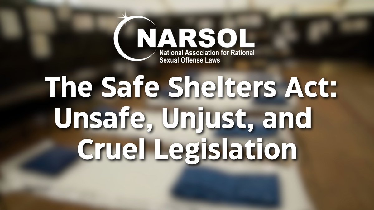 Please ACT &amp; R/T: Tell your Reps to Oppose The Safe Shelters Act. It's Unsafe, Unjust, and Cruel.
narsol.org/2024/12/act-no…
"When families face emergency evacuations, they should be allowed to stay together. Rep. Nancy Mace's proposal would prohibit this for registered citizens."