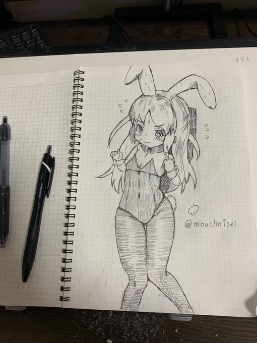ボールペンでバニー着せられるありす描いた🥰
ハッチング難しい💦 