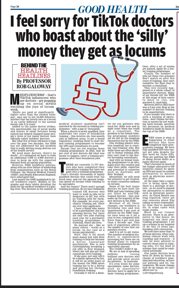 We need to be honest and look at how those at the very top of the NHS, from the GMC to the Royal Colleges to NHS Education England,  have let down a whole generation of doctors, tax payers and patients.

We have a situation where trainee doctors who want to work in the NHS whilst