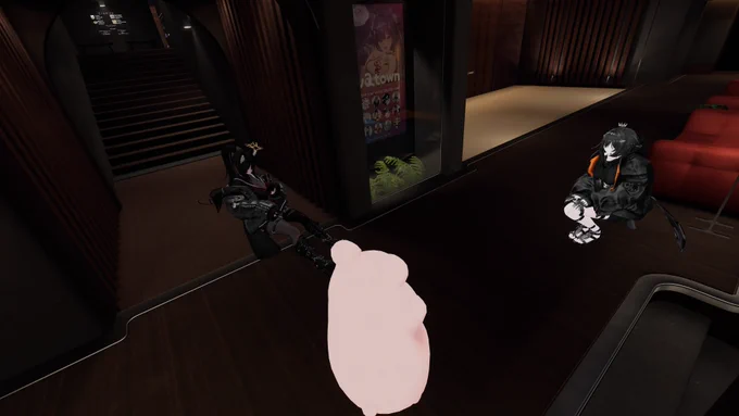2時過ぎに少しVR!Kelさんと初めまして～～～!3人でVRHMDのこととかお話してた～! 