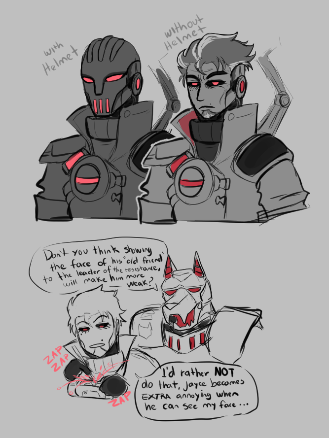 PikafaaART's tweet photo. I hope now that Jayce and Viktor are more loved by people, they get to have matching skins more often (WHERE IS BATTLE ACADEMY VIKTOR YOU COWARDS?!?!) #LeagueOfLegendsFanArt #creatorviktor #jayvik https://t.co/QloGqdtm02