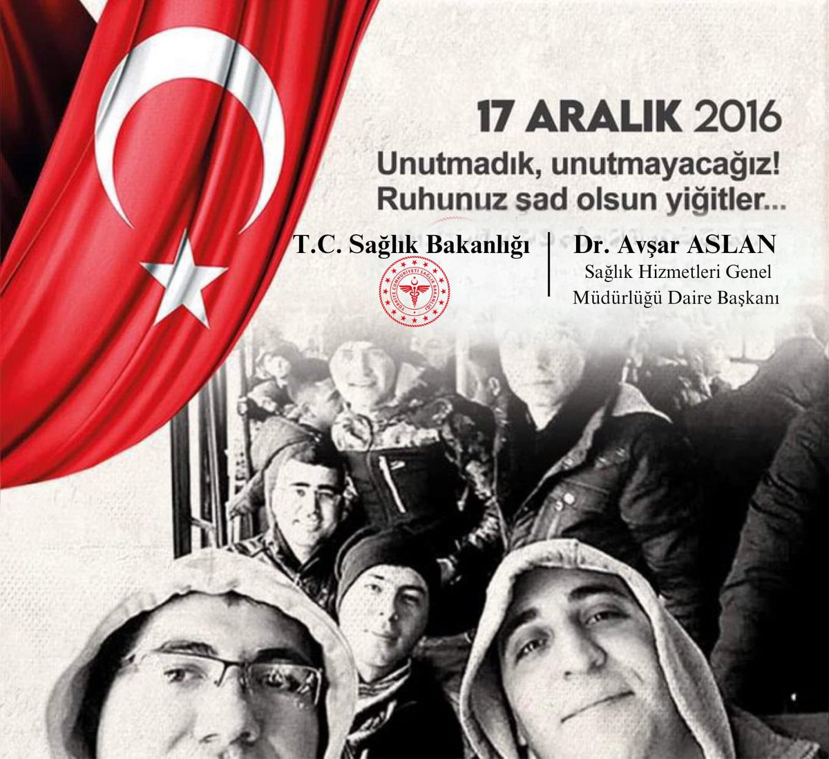 17 Aralık 2016 tarihinde kalleşlerin Kayseri 1.Komando Tugayı'ndan çarşı iznine çıkan 15 fidanımıza düzenlediği saldırının 8.sene-i devriyesinde şehitlerimizi rahmet ve minnetle anıyorum. 
Ruhları şad mekânları cennet olsun..🌹🇹🇷
#17Aralık2016 #Kayseri #KayseriKomandoTugayı