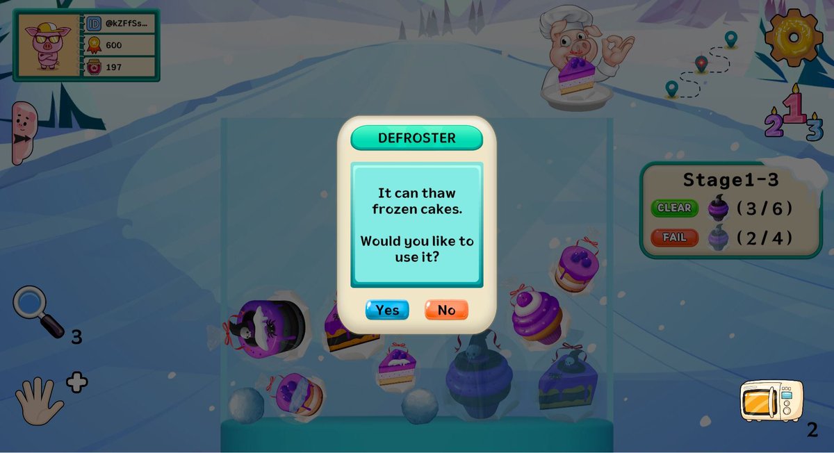 share_dot_'s tweet photo. ❄️🥶 Frozen cakes? No problem!
Watch as Pig Chef melts the frost with a handy microwave item!✨
🍰 Ready to tackle frozen obstacles and more?
👉 Play Now : https://t.co/3AH4iFkLBN
🔥 Melt the frost and claim your victory!
#MergeCakes #CakeGame #WebGame #GamingFun
#onlinegaming https://t.co/8AJ4SqlEdU