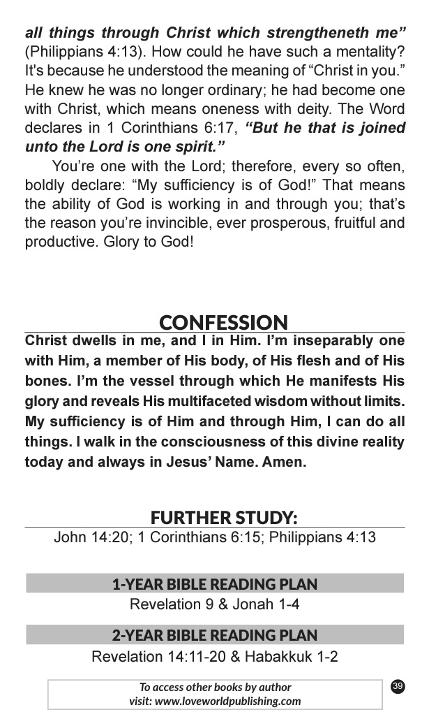 _globalkinglord's tweet photo. RHAPSODY OF REALITIES 17/12/24

ONENESS WITH HIM https://t.co/5qakTW0yLA