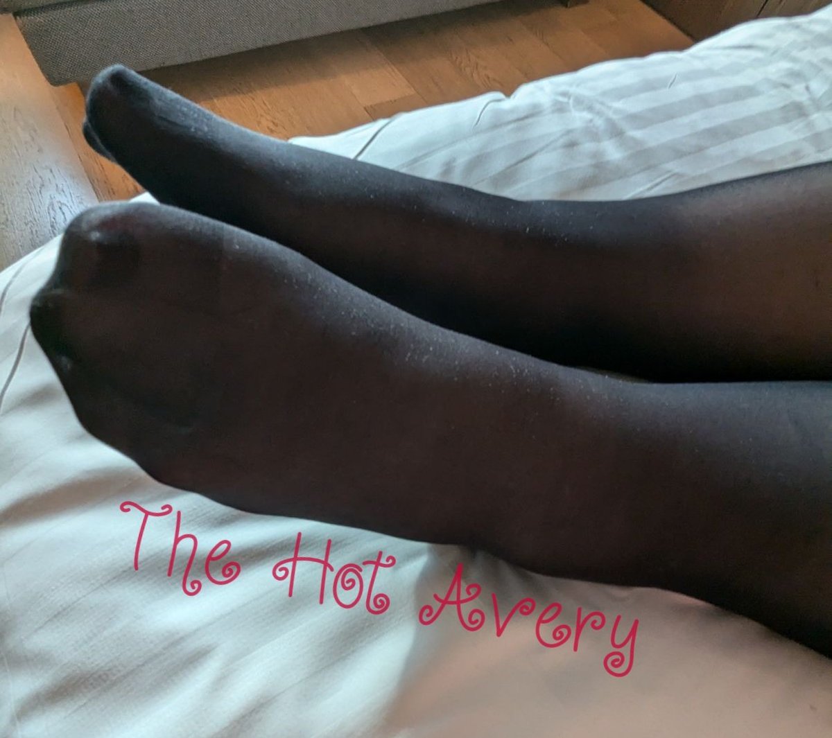 thehotavery's tweet photo. Day 17 of holiday tweets. 
#pantyhose #feet #toes #blackpantyhose #nopanties
#pantyhosefashion #nylon #hoseheaven #tightslovers https://t.co/dtKvPEyZlV