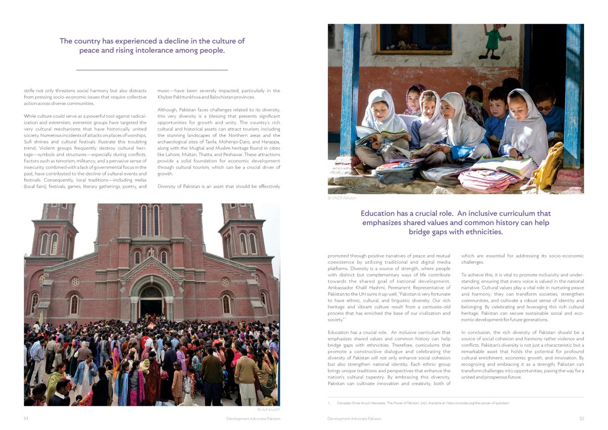 “Diversity is Pakistan’s strength." In #UNDPinPakistan’s DAP, <a href="/RazaShahKhan1/">Raza Shah Khan</a>, Chief Executive <a href="/SPADOPakistan/">SPADO</a> argues that embracing ethnic, cultural, and linguistic diversity can drive peace, unity and #SustainableDevelopment.
#ACountryForAll #LeaveNoOneBehind #StrengthInUnity
To