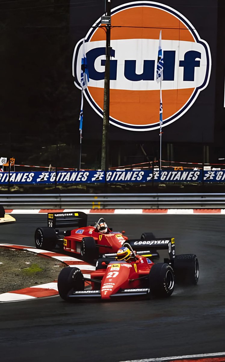 FerrariItalia10's tweet image. Ferrari 
Michele Alboreto 
Stefan Johansson