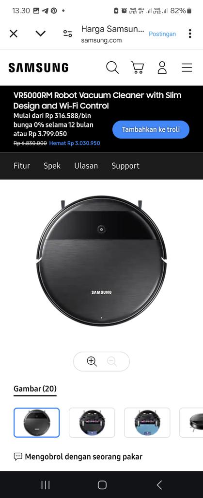 starb1nt's tweet photo. @samsungID ★VR500ORM Robot Vacuum Cleaner with Slim Design & Wi-Fi Control
Membersihkan ruangan dgn 2in1 Vacuuming & Mopping Cleaning
★Kulkas Bespoke 2 Pintu RT47 dgn Ungkep Compartment 465 L
Menyimpan makanan dlm kondisi soft freeze
#Samsungxyoureat
#SmartLifeEnhancer
#RumahkuIsTenangku https://t.co/Kx801X6cFF