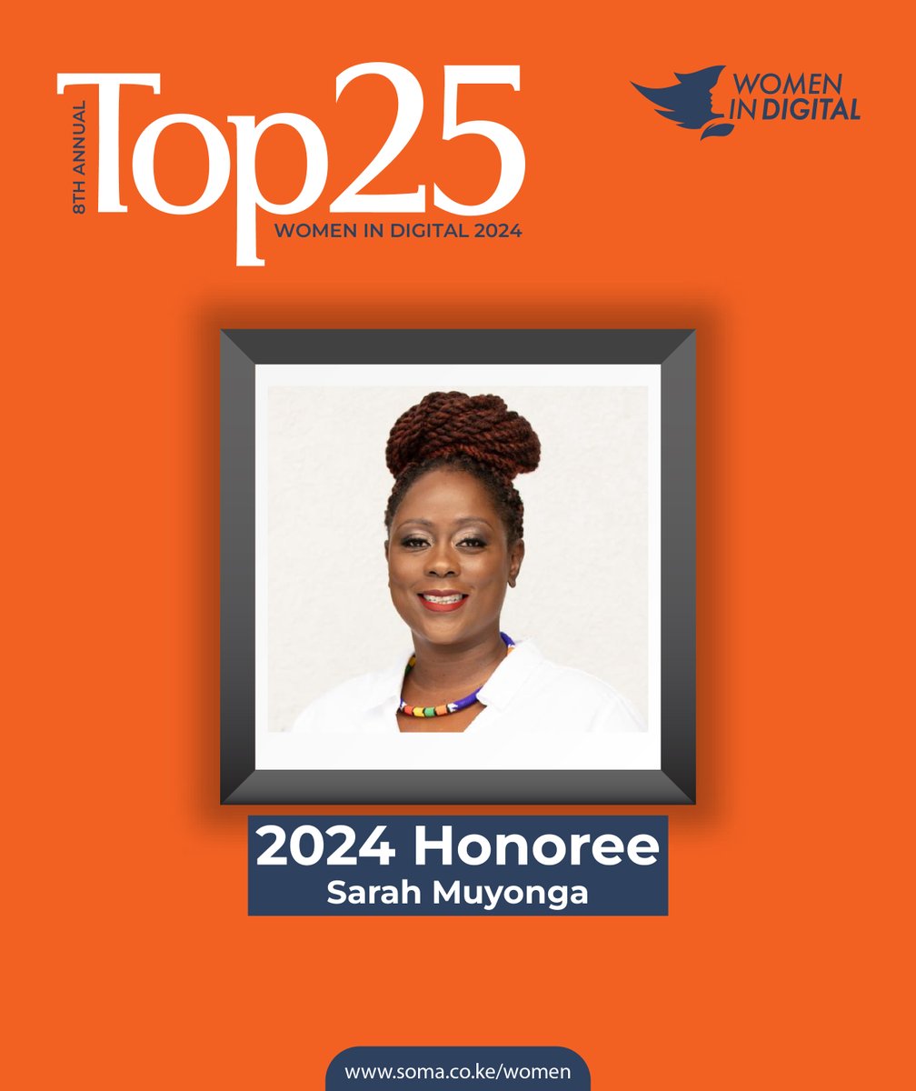 Meet Sarah Muyonga, Public Policy Manager for East &amp; Horn of Africa at Meta and one of the #Top25WomenInDigital!  Through impactful stakeholder engagement, Sarah is shaping safer, inclusive, and innovative online spaces for individuals, businesses, and governments. <a href="/SarahMuyonga/">sarah muyonga</a>