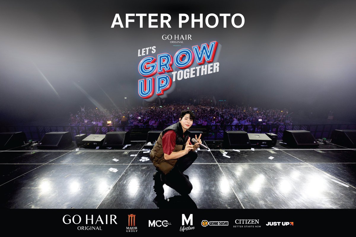 Justupbangkok's tweet photo. ประมวลภาพความทรงจำสุดอบอุ่นจากงาน 
GO HAIR ORIGINAL PRESENTS Uppoompat Fanmeet 2024 - Let’s Grow Up Together
ขอบคุณทุกคนที่มาร่วมเติบโตไปด้วยกันนะครับ 💖

🔗 ดูรูปบรรยากาศเพิ่มเติมได้ที่นี่: https://t.co/A5Lk1z0yg7

Relive the heartwarming memories from 
GO HAIR ORIGINAL PRESENTS Uppoompat Fanmeet 2024 - Let’s Grow Up Together
Thank you for growing up together with us 💖

🔗 View more event photos here: https://t.co/A5Lk1z0yg7

#LetsGrowUP2gether