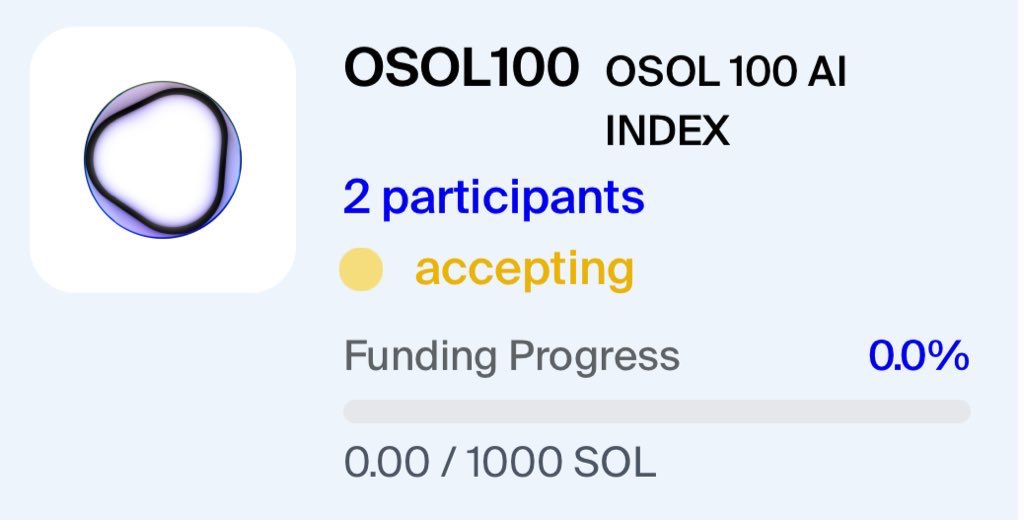 Dostlar $OBOT ve $O kurucularından <a href="/shadid_io/">SHADID.IO</a> şimdi <a href="/daosdotfun/">daos.fun</a> üzerinden OSOL100 projesini hayata geçiriyor 

<a href="/SuperMissO/">Miss O</a> projesi yani dünyanın ilk yapay zeka CEO’su var bu konsepte fazlasıyla uygun 

<a href="/ionet/">io.net</a> 
<a href="/OBOT_OFFICIAL/">O.XYZ Official</a> 
<a href="/SuperMissO/">Miss O</a> 

Bunlar varsa zaten kazandırır 

Buradan